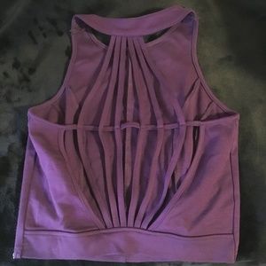 cut out back crop top